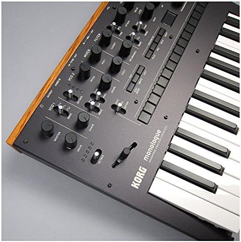 Korg - Monologue Monophonic Analogue Synthesiser - Black Schwarz, Schwarz