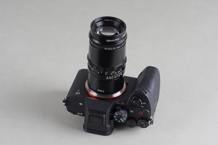 TTArtisan 100 mm F2.8 (Bubble Bokeh) Metallgehäuse, kompatibel mit Leica M-Halterung, Schwarz 100 mm