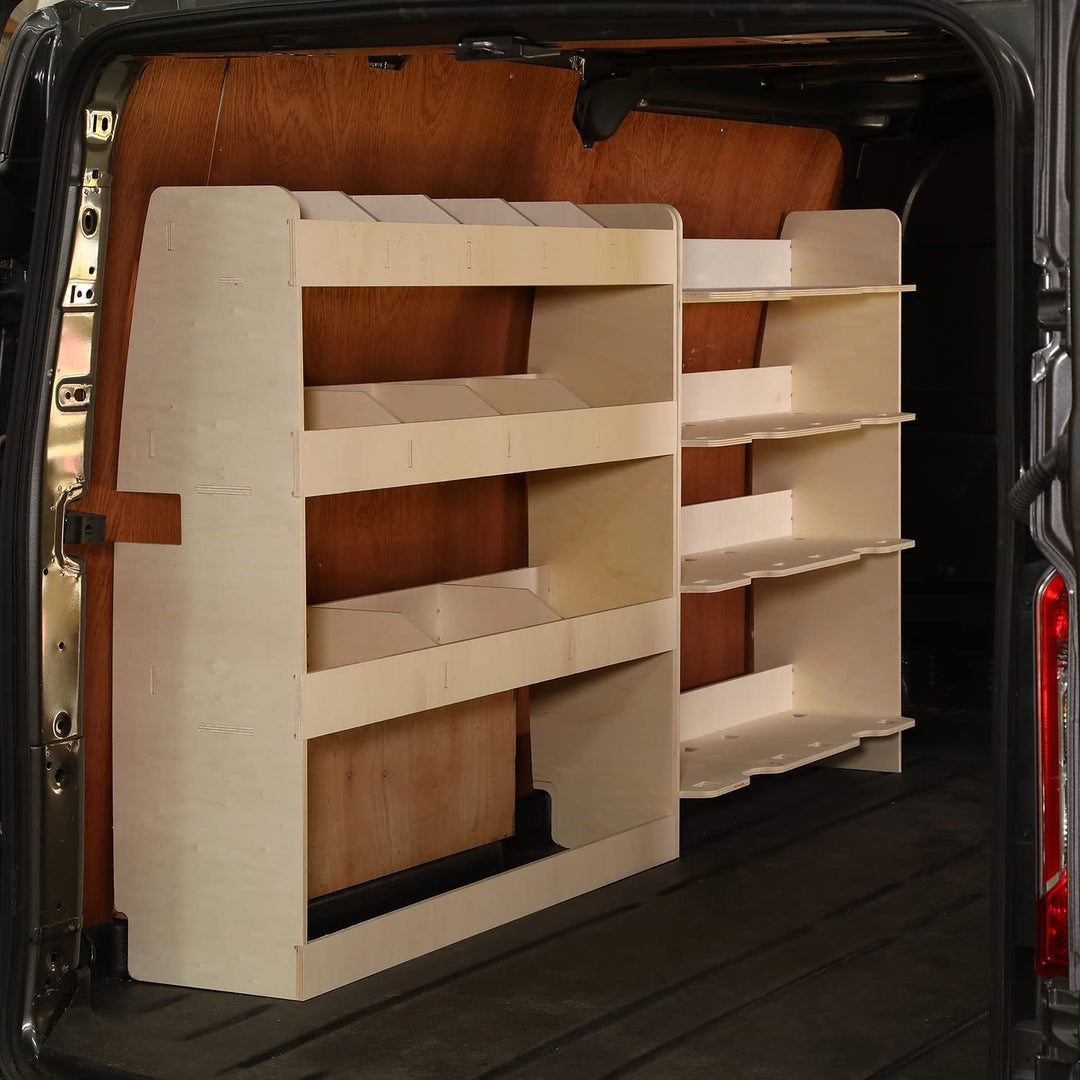 Vanify - Kompatibel mit Ford Transit Custom L1 2012+ Fahrzeugeinrichtung Fahrzeugregale, Festool und