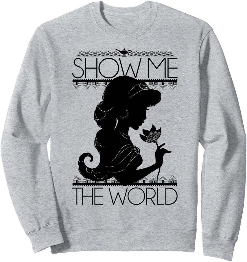 Disney Aladdin Jasmine Show Me The World Silhouette Sweatshirt