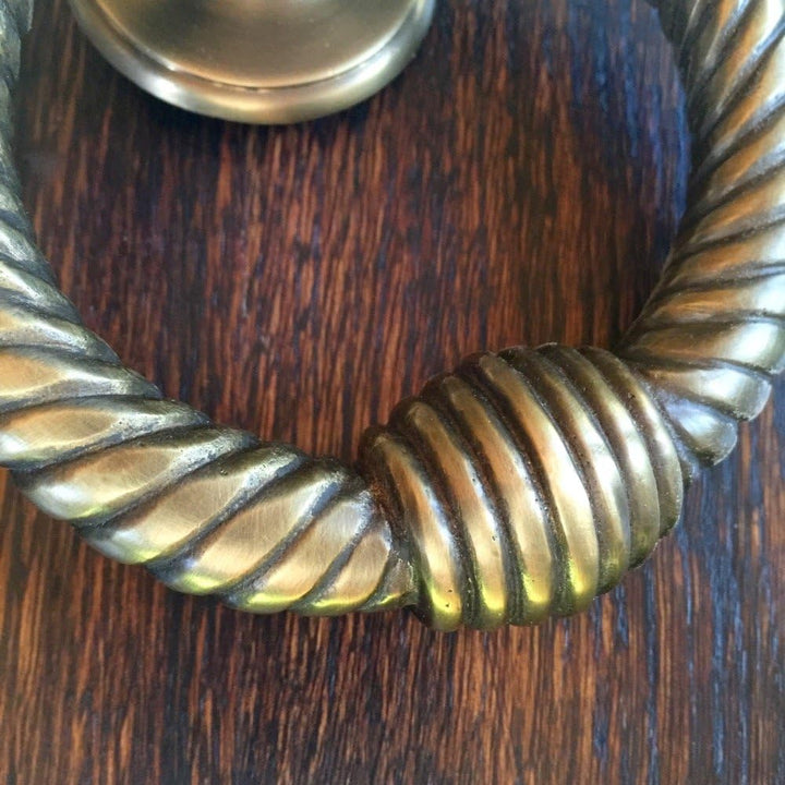 Antikas - Türklopfer Antik Messing - massiver Klopfer Ring - PZ Beschläge Haustüren