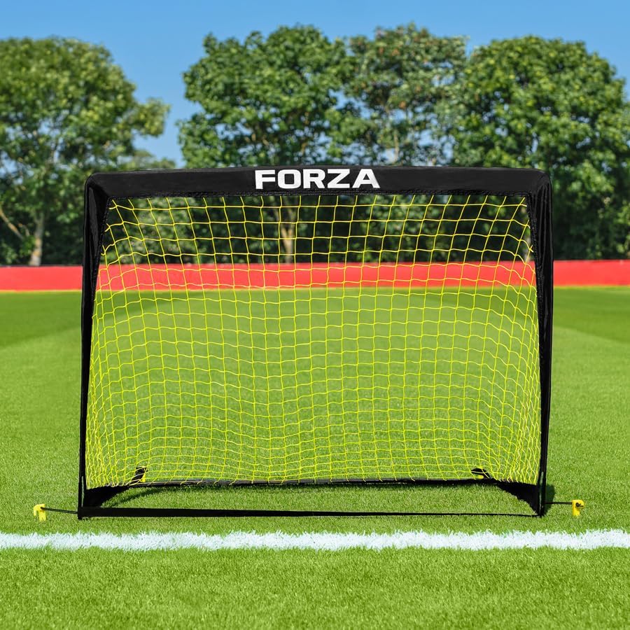 FORZA Pop-Up Fussballtore | Klappbares Fussballtor für Kinder &amp; Erwachsene | Tragbares Fussballtor G