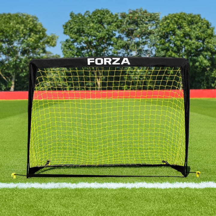 FORZA Pop-Up Fussballtore | Klappbares Fussballtor für Kinder &amp; Erwachsene | Tragbares Fussballtor G