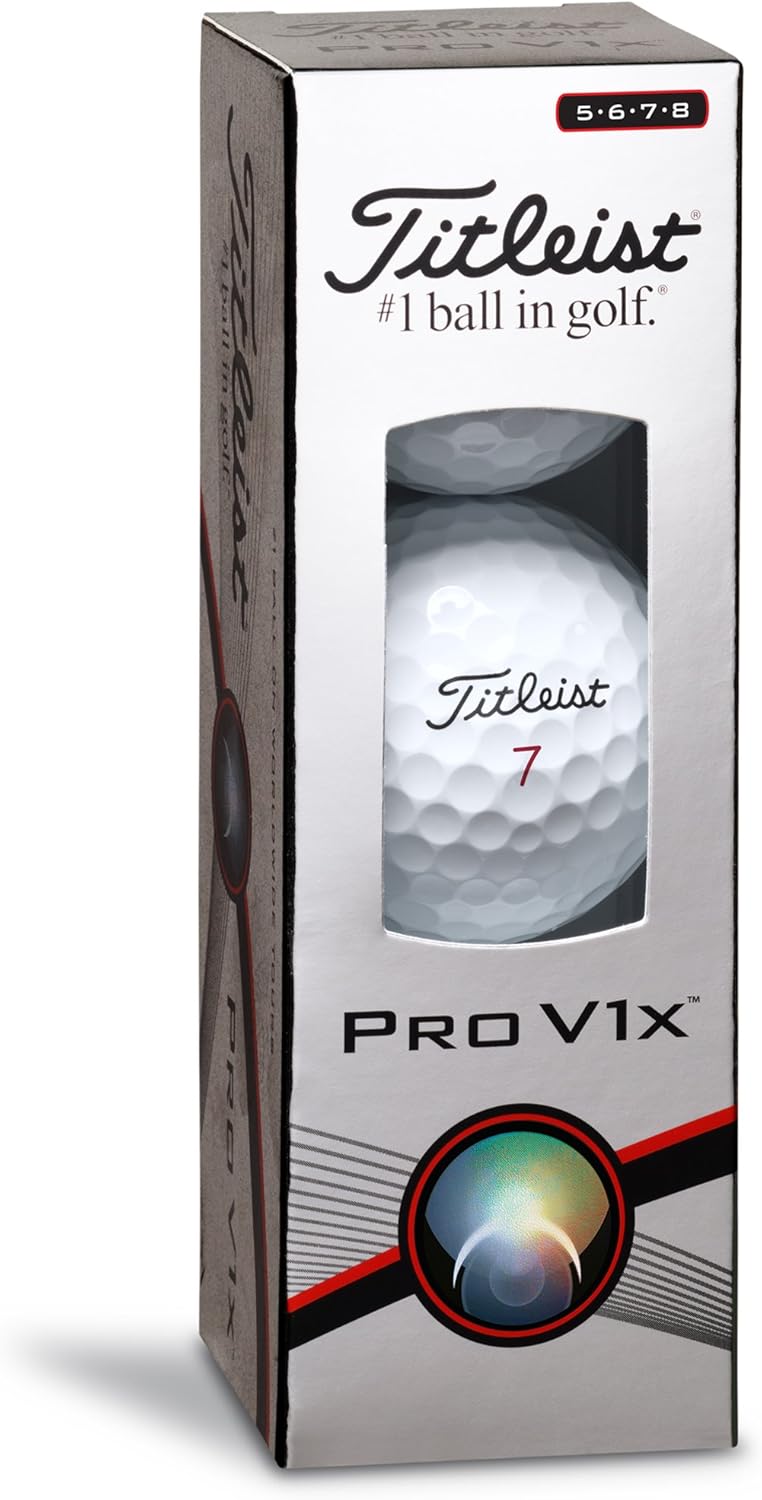 Titleist Pro V1x Golfbälle der ersten Generation (EIN Dutzend) Hohe Zahlen (5-8), Hohe Zahlen (5-8)