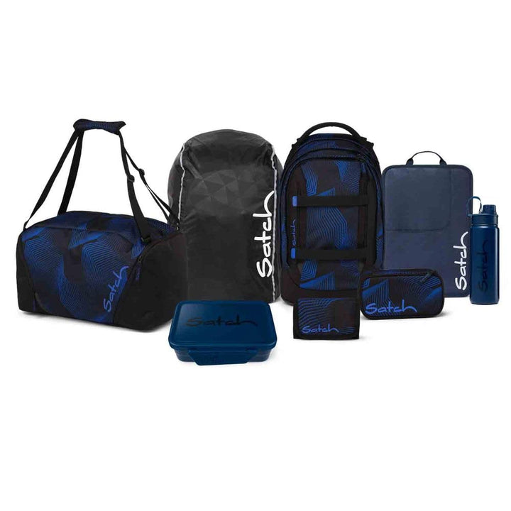 Satch Pack Kollektor Edition Schulrucksack Set 8tlg. (Seismic Blue), Seismic Blue