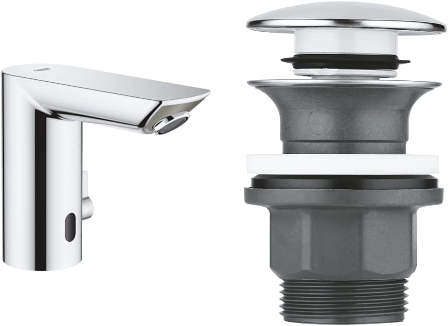 GROHE BAU Cosmopolitan E, mit Batterie, Infrarot-Elektronik für Waschtisch DN 15 mit Mischung und va