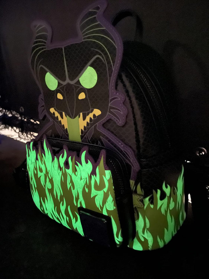Pop by Loungefly Disney Maleficent Dragon Cosplay Rucksack, schwarz, Mini, Loungefly Mini Rucksack