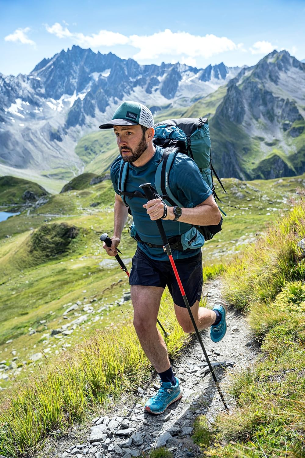 MSR DynaLock Ascent Faltbare Carbon Backcountry Trekkingstöcke, S