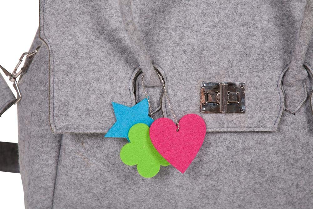 CHILDHOME Filz Wickeltasche Grau mit Wickelmatte CCFNB