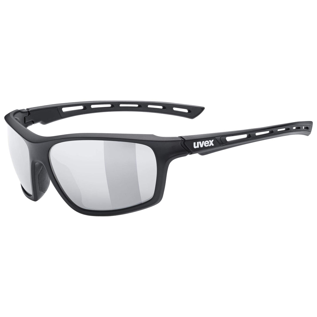 uvex Unisex Sportstyle 229 Sportbrille (1er Pack) Einheitsgrösse black mat/silver, Einheitsgrösse bl