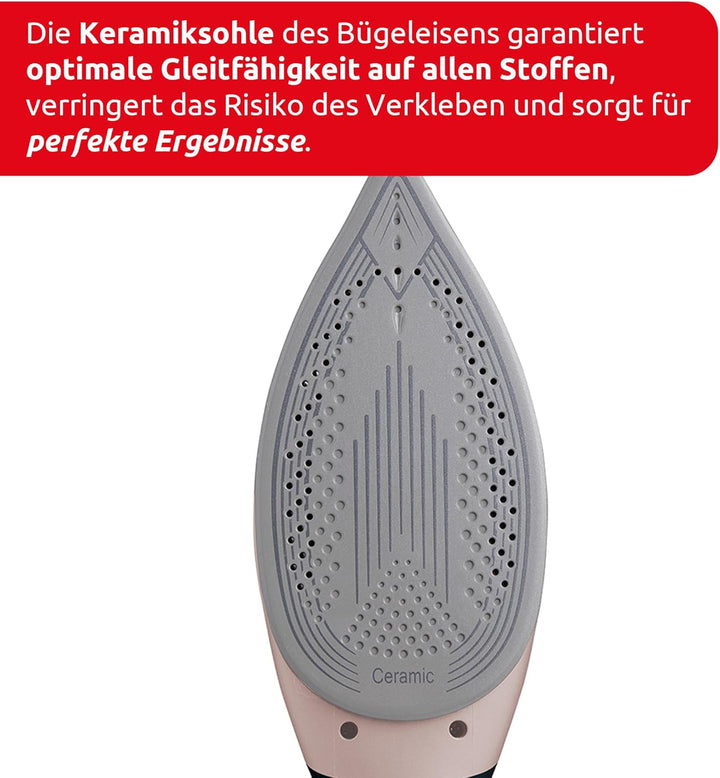 Melchioni Family INFINITY, Dampfbügelstation, Kontinuierliche Dampfabgabe, Wassertank 1,5 L, 2000 W,
