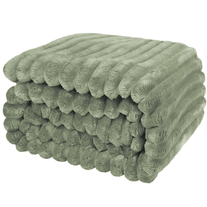Kuscheldecke 200x230 cm - Warme Flausige Bettüberwurf Decke und Sofadecke Mama, Frauen und Freundin
