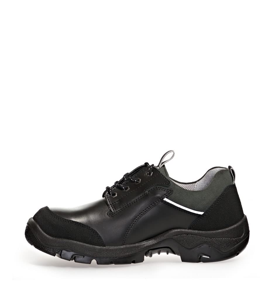 Abeba 32256 Anatom ESD Niedriger Schuh, S3, SRC, Schwarz, Grösse 43 43 EU, 43 EU