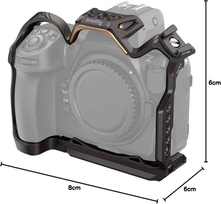 SMALLRIG Night Eagle Z8 Cage Kamerakäfig für Nikon Z 8, Vollkäfig aus Aluminiumlegierung, mit Schnel
