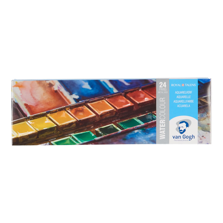 Van Gogh T.20M8624 metal case 24 colors V.G solid watercolor (japan import)