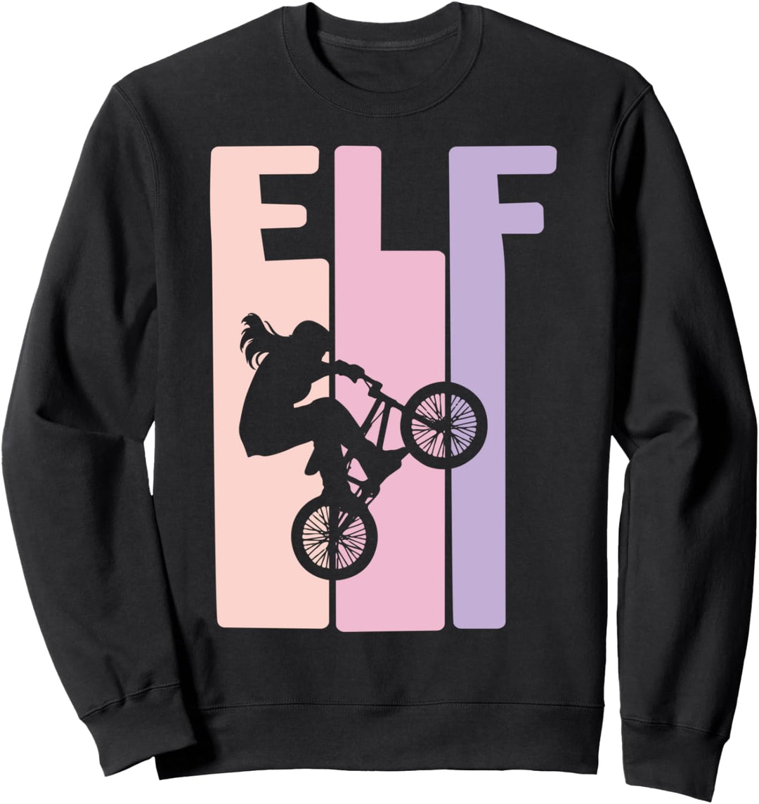 11. Geburtstag Mädchen Kinder BMX Fahrrad Fan Retro Motiv Sweatshirt