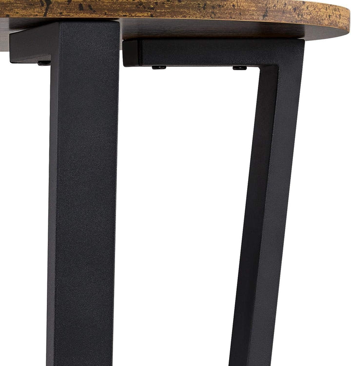 Yaheetech Nachttisch 2er Set, Runder Beistelltisch, Ablagetisch Couchtisch für Wohnzimmer Schlafzimm