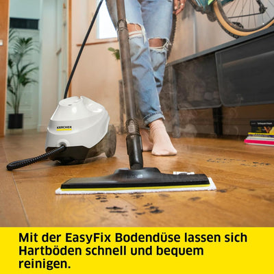 Kärcher Dampfreiniger SC 3 EasyFix, Dampfdruck: max. 3,5 bar, Aufheizzeit: 30 s, Leistung: 1.900 W,