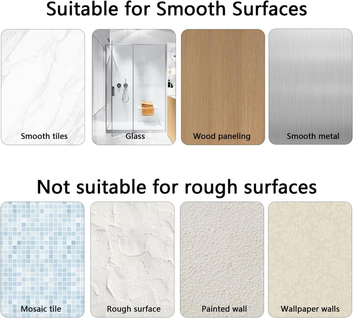 Weiss Duschablage Ecke 2er-Set, Duschregal Ohne Bohren Ecke Duschregal aus Kunststoff Shampoo Halter