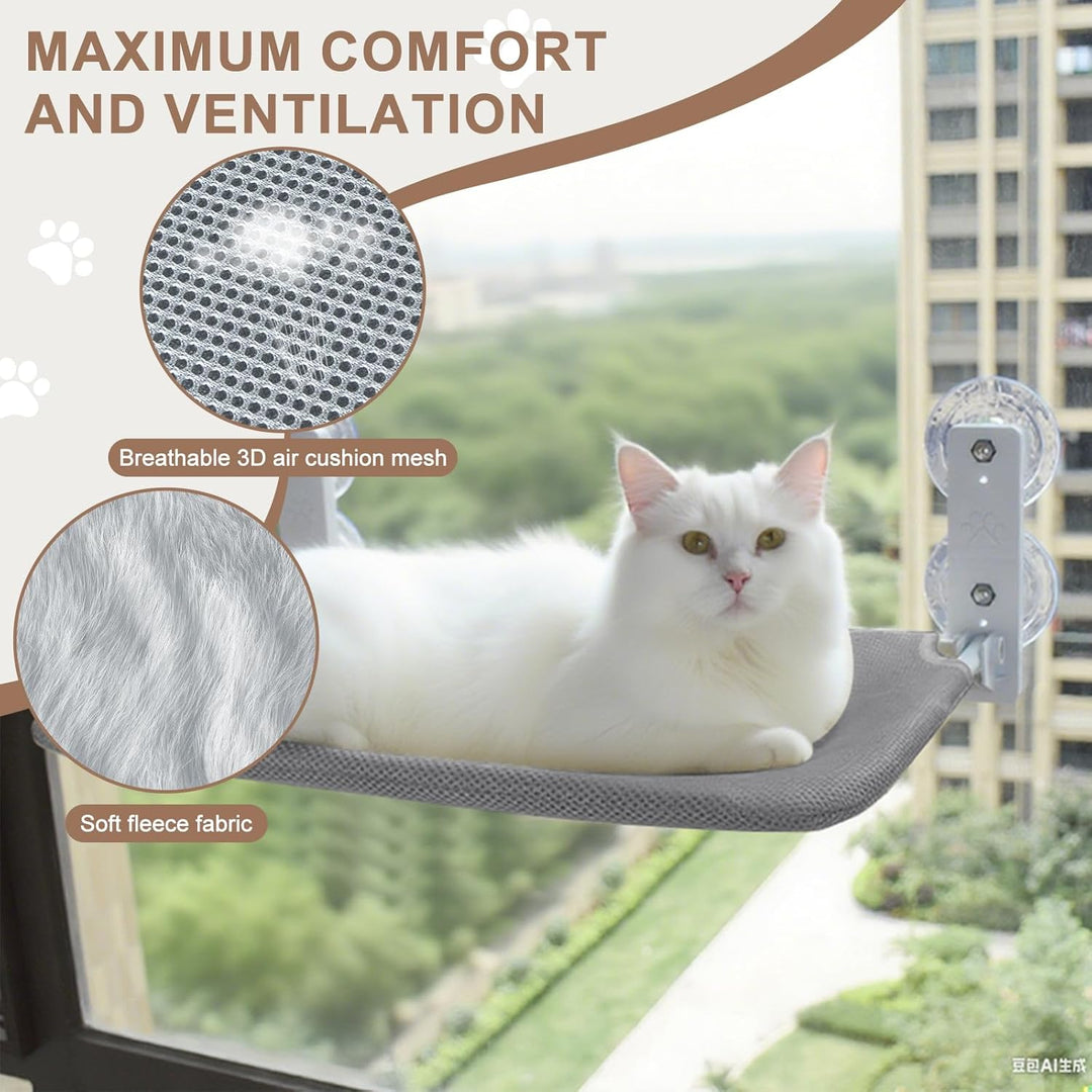 Katzen Hängematte Fensterplätze, Faltbare Katzen Hängematte, Atmungsaktive Haustier Fensterhängematt
