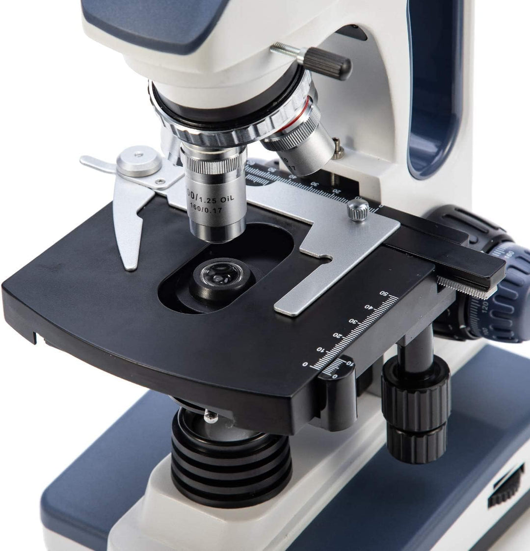 SWIFT SW350B 40X-2500X Siedentopf-Kopf, trinokulares Compound-Labormikroskop in Forschungsqualität m