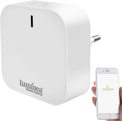 Luminea Home Control WLAN Bridge, Bluetooth: WLAN-Gateway mit Bluetooth-Mesh für Smart-Home-Geräte m