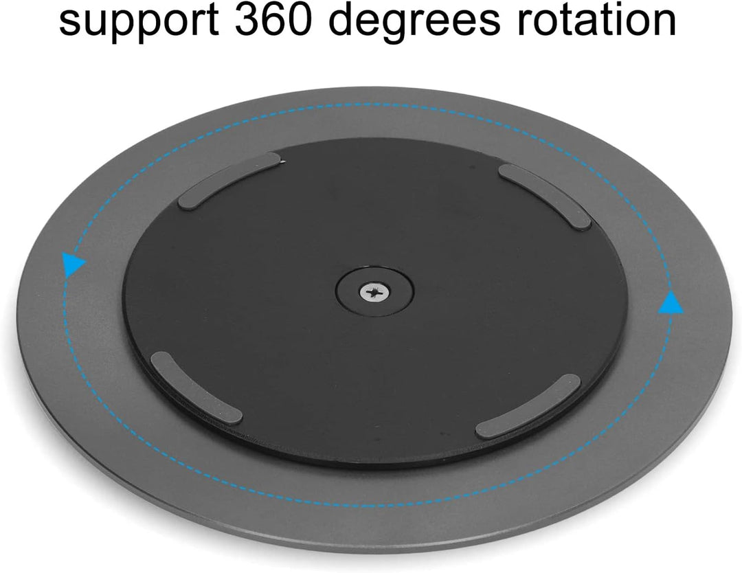 QANYEGN Drehscheibe, Rund 360° drehbare Monitor-Drehscheibe aus Aluminium für Fernseher, Lautspreche