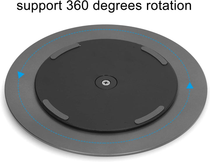 QANYEGN Drehscheibe, Rund 360° drehbare Monitor-Drehscheibe aus Aluminium für Fernseher, Lautspreche