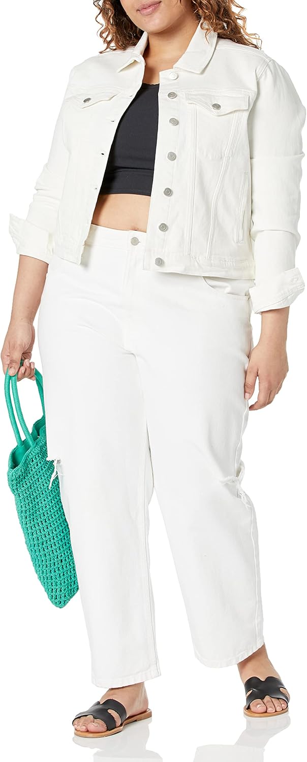 The Drop Jeansjacke für Damen, Jai Kurz geschnitten S Naturfarben, S Naturfarben