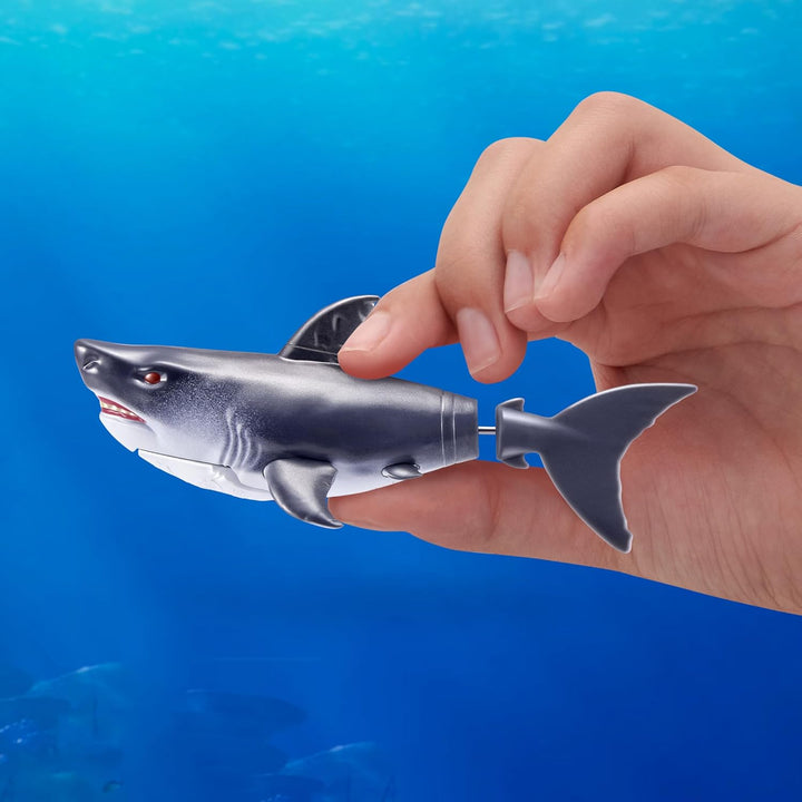 Robo Alive Wasseraktivierter Hai 2er-Pack (Blau) von ZURU – Realistisches schwimmendes Roboter-Bades