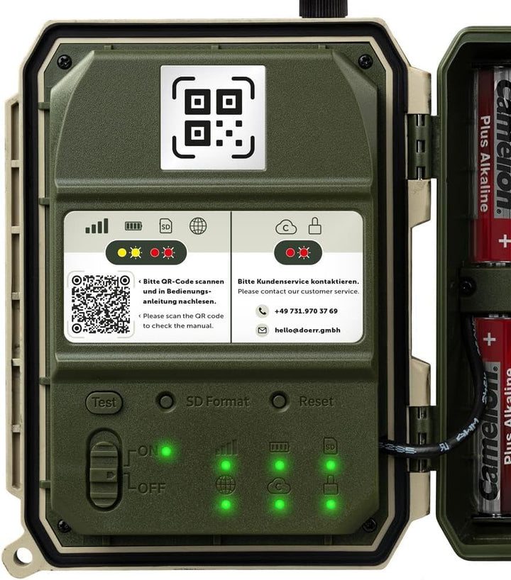 DÖRR Snapshot Cloud Pro 60° - High Safety Set - 4G LTE Wildkamera - Überwachungskamera - APP - 24 MP