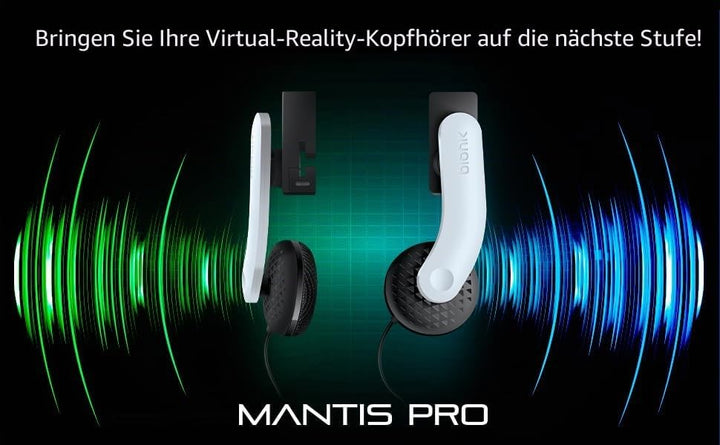DreamGEAR Bionik Mantis VR Headphones: Compatible with Playstation VR2, Adjustable Design, Direct Co