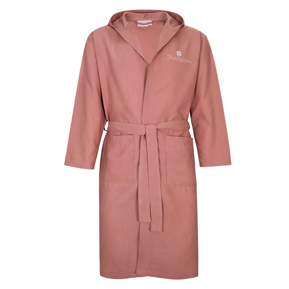 Renato Balestra Bademantel Mikrofaser Unisex mit Kapuze S Cipria, S Cipria