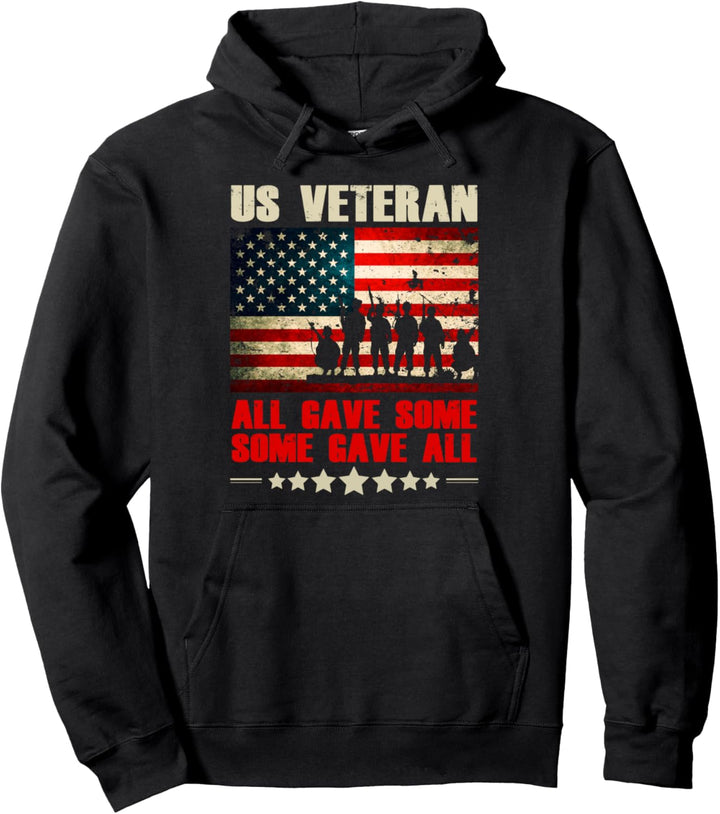 US VETERAN All gave some gave all veterans day army pow Pullover Hoodie
