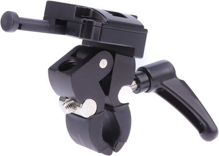 Fotga V-Mount Batterieadapter mit Super Clamp Crab Zangenclip zur Montage an Stativrohr-Stativstange