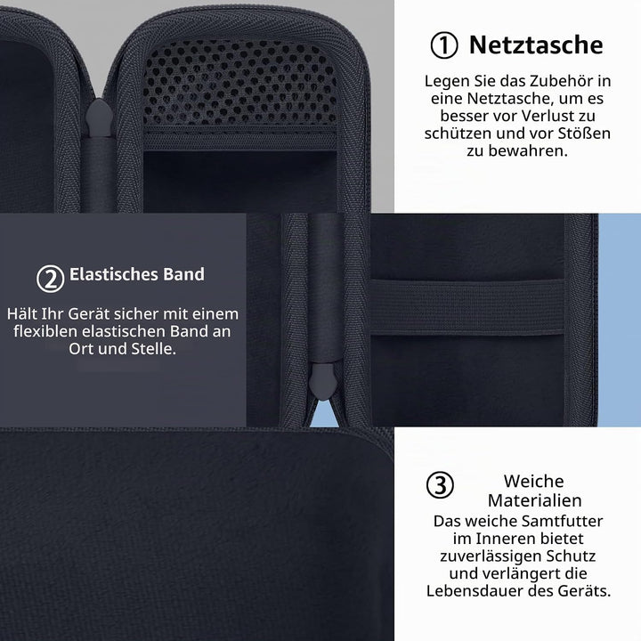 co2CREA Tasche für JBL Grip Kompakter Bluetooth Lautsprecher Hülle Case Etui Tragetasche Schwarz, Sc