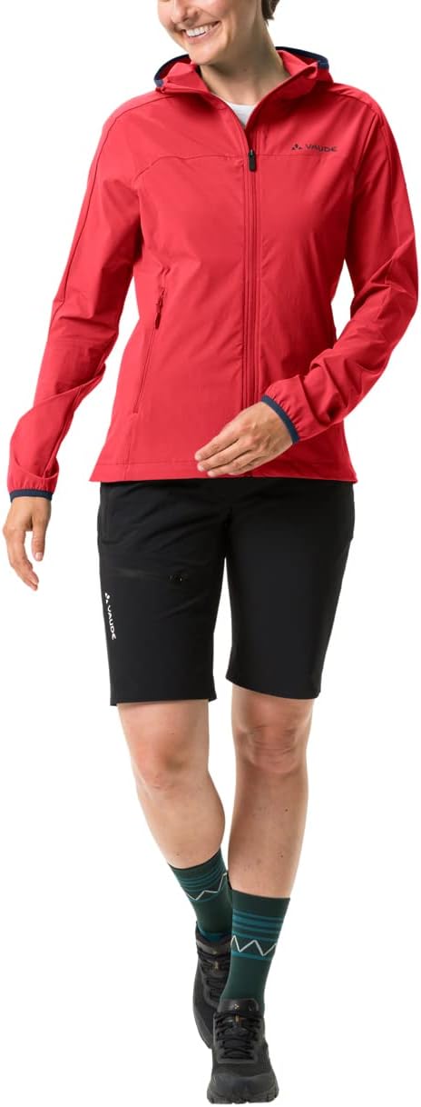VAUDE Moab IV Softshelljacke für Damen - Übergangsjacke Damen, Winddichte & Atmungsaktive MTB-Jacke,