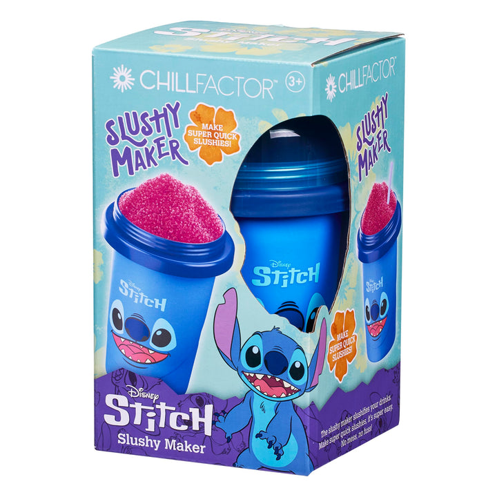 ChillFactor 08258 Stich Disney Wiederverwendbarer Squeeze Cup Slushy Maker mit Stitch Charakter Desi