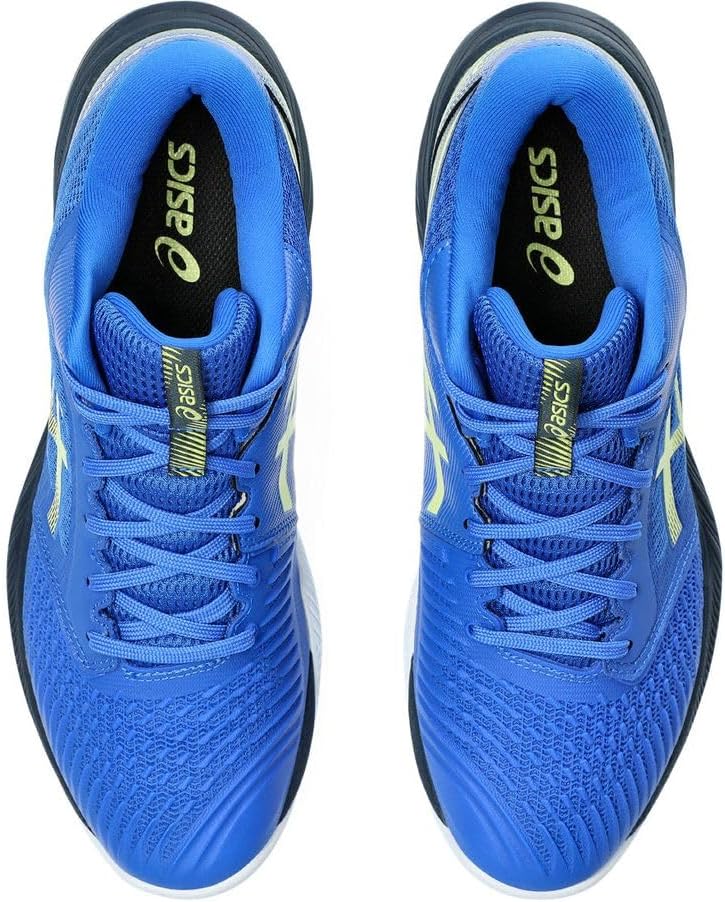 ASICS Damen Netburner Ballistic Ff 3 Sneaker 44 EU Illusion Blue Glow Yellow, 44 EU Illusion Blue Gl