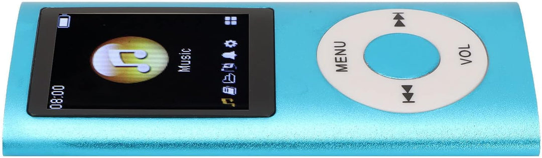 MP3-Player Tragbar 64GB, Verlustfreier Klang, WMA FLAC APE, 8 Stunden Wiedergabezeit, Aluminiumlegie