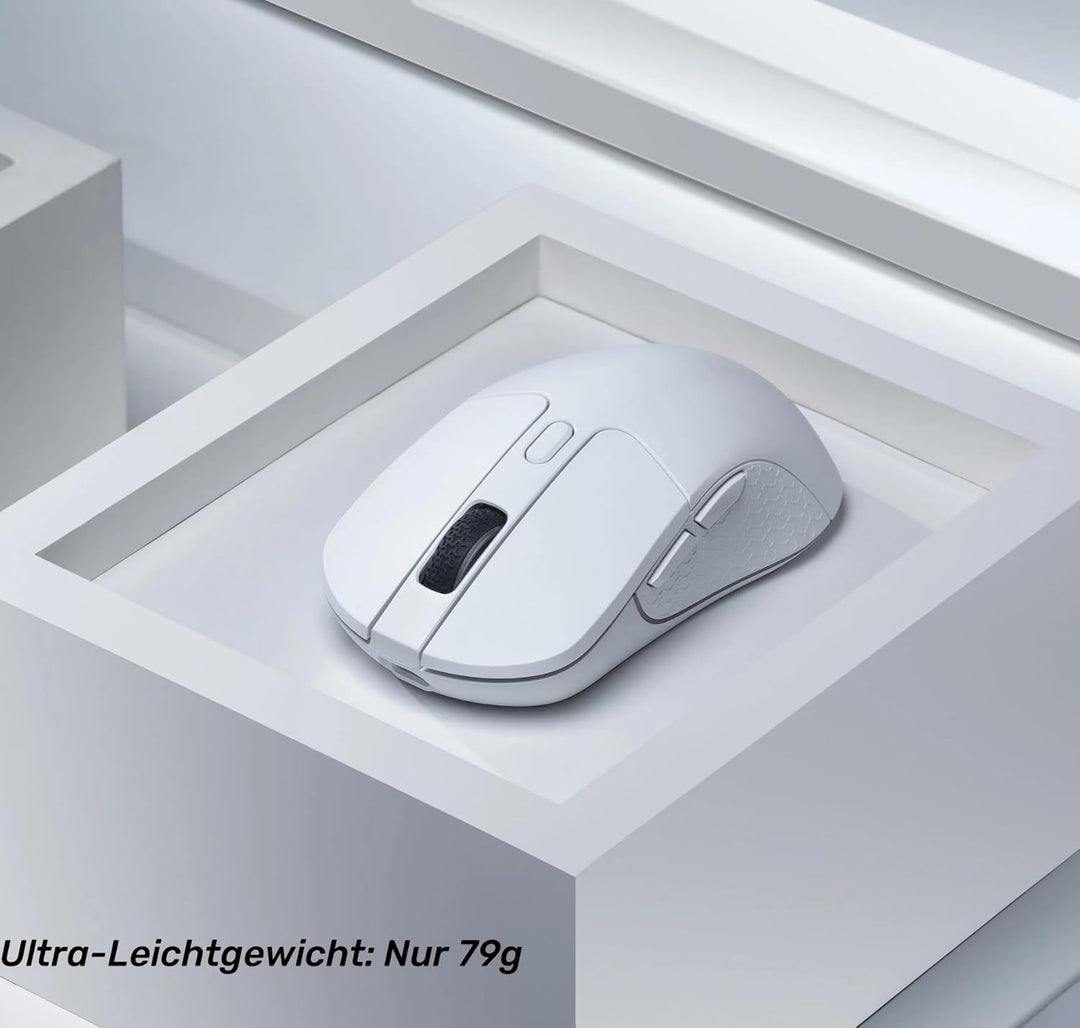 Keychron M3 Kabellose Gaming Maus | Tri-Mode 2,4G/Bluetooth 5.1/USB-C | PAW3395-Sensor mit 26.000 DP