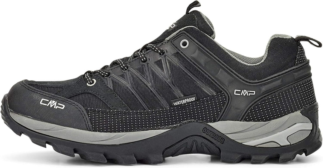 CMP Herren Rigel Low Shoe Wp Trekking-& Wanderhalbschuhe 47 EU Nero Grey, 47 EU Nero Grey