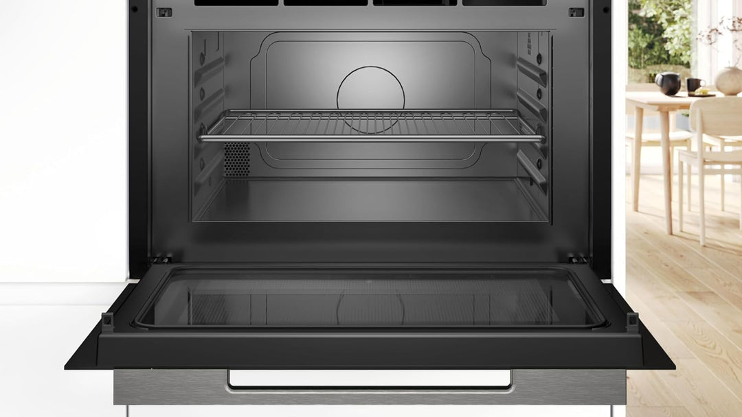 Bosch CEG732XB1 Serie 8 Einbau-Mikrowelle, Schwarz, AutoPilot, 10 Automatikprogramme, LED-Beleuchtun