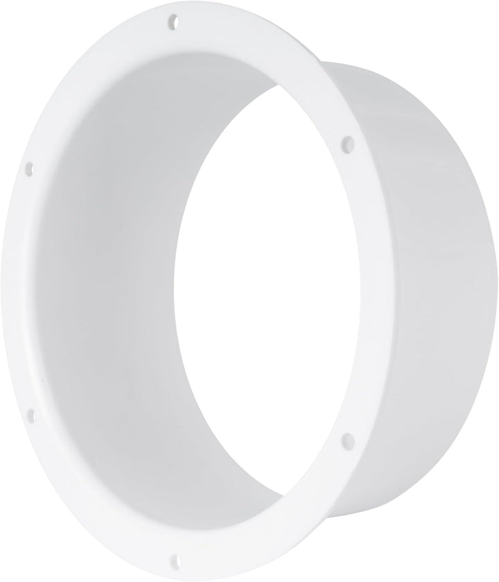 Vent Systems 150 mm 2 Stück Lüftungskanalverbinder Flansch gerade Lüftungsrohr Kunststoff Kanalverbi