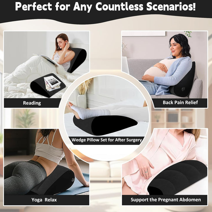 Aufblasbares Keilkissen für Sleepling - Reflux Kissen Anti-Schnarchen, Säurereflux und GERD. Positio
