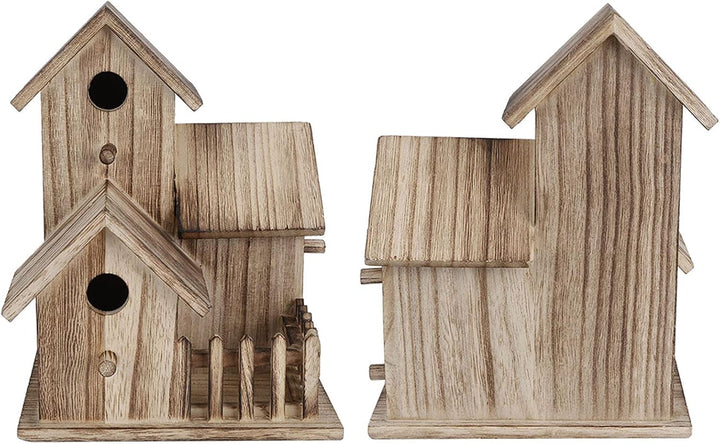 Vogelhaus aus Holz, Nistkasten zum Aufhängen Vogelnistkasten Vogelfutterhaus Kleines Meisen Nistkast
