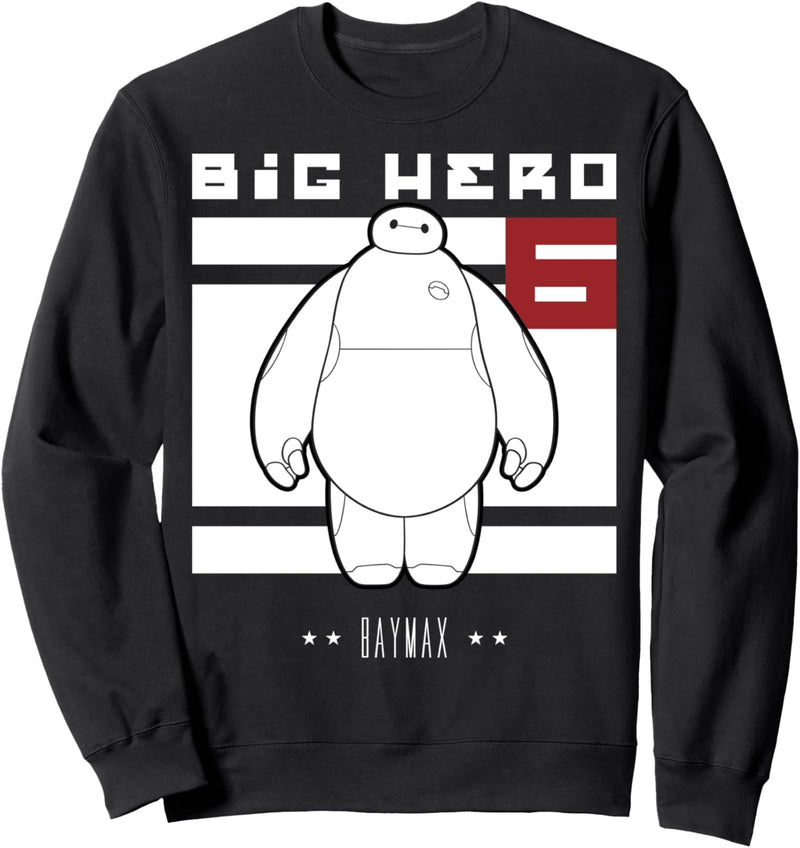 Disney Big Hero 6 Baymax Flag Portrait Sweatshirt