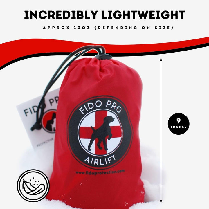 FidoPro FIDO PRO - Airlift Hunderettungsgeschirr, red, Medium Medium red, Medium