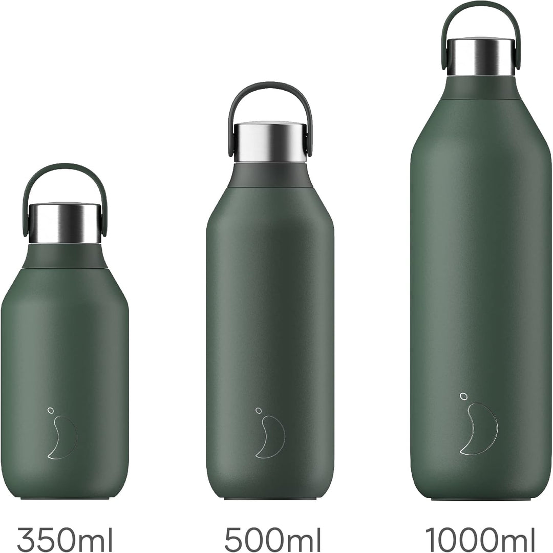 Chilly's Series 2 Flasche - Auslaufsicher, ohne Kondensation, BPA freier Edelstahl - Wiederverwendba