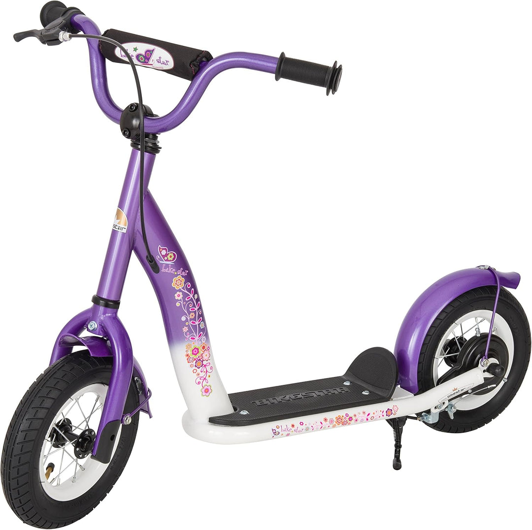 STAR SCOOTER Roller Kinderroller Tretroller Kickscooter mit Luftreifen für Jungen und Mädchen ab 4-5